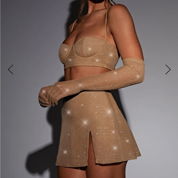 NWT Posie Mini Skirt with Slit! - Picture 10 of 16